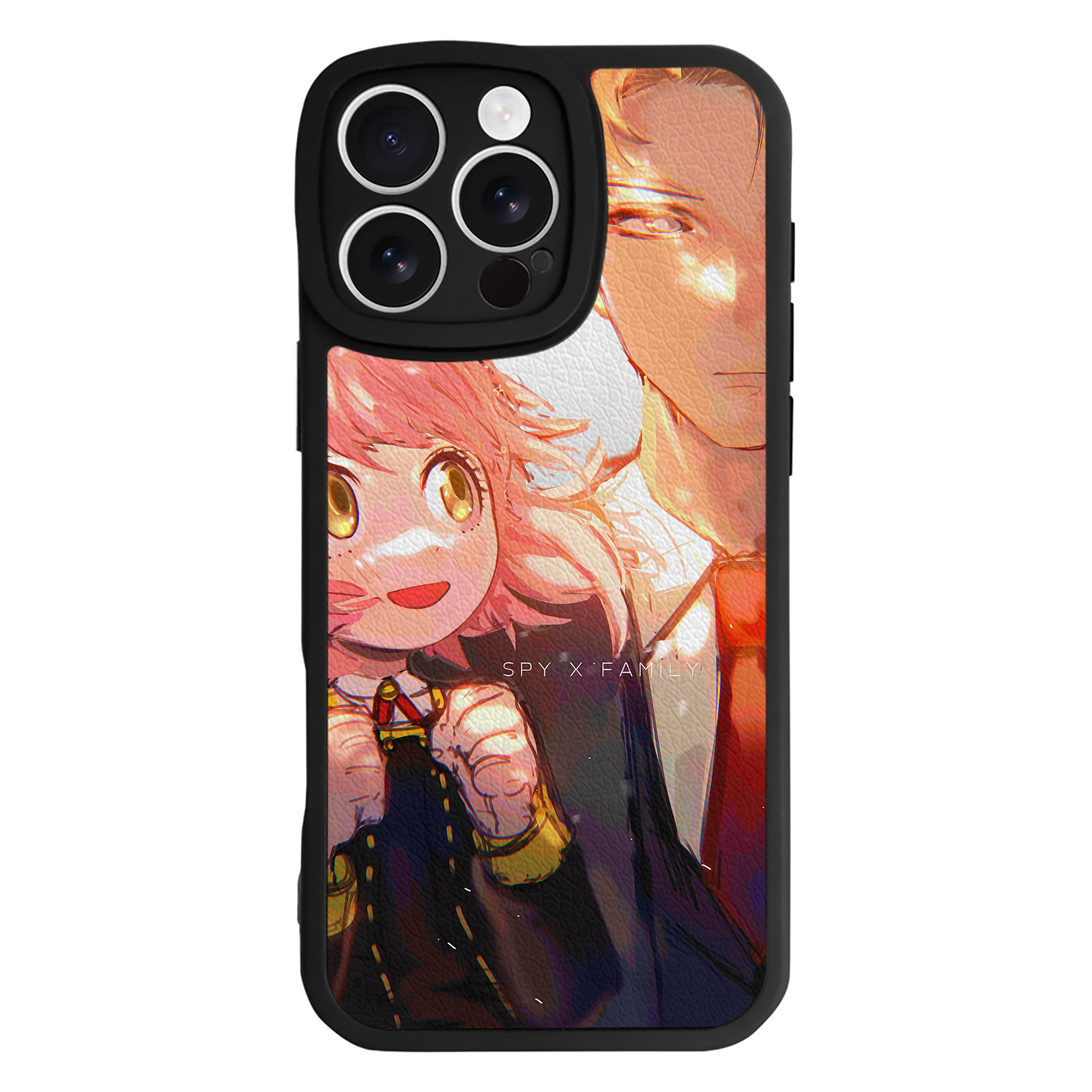 （画像用） SPY×FAMILY间谍家家酒 【iPhone 16シリーズ対応】シリコンスマホケース（レザー調） 材質：シリコン